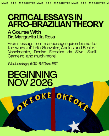 Critical Essays in Afro-Brazilian Theory: Discounts Available!