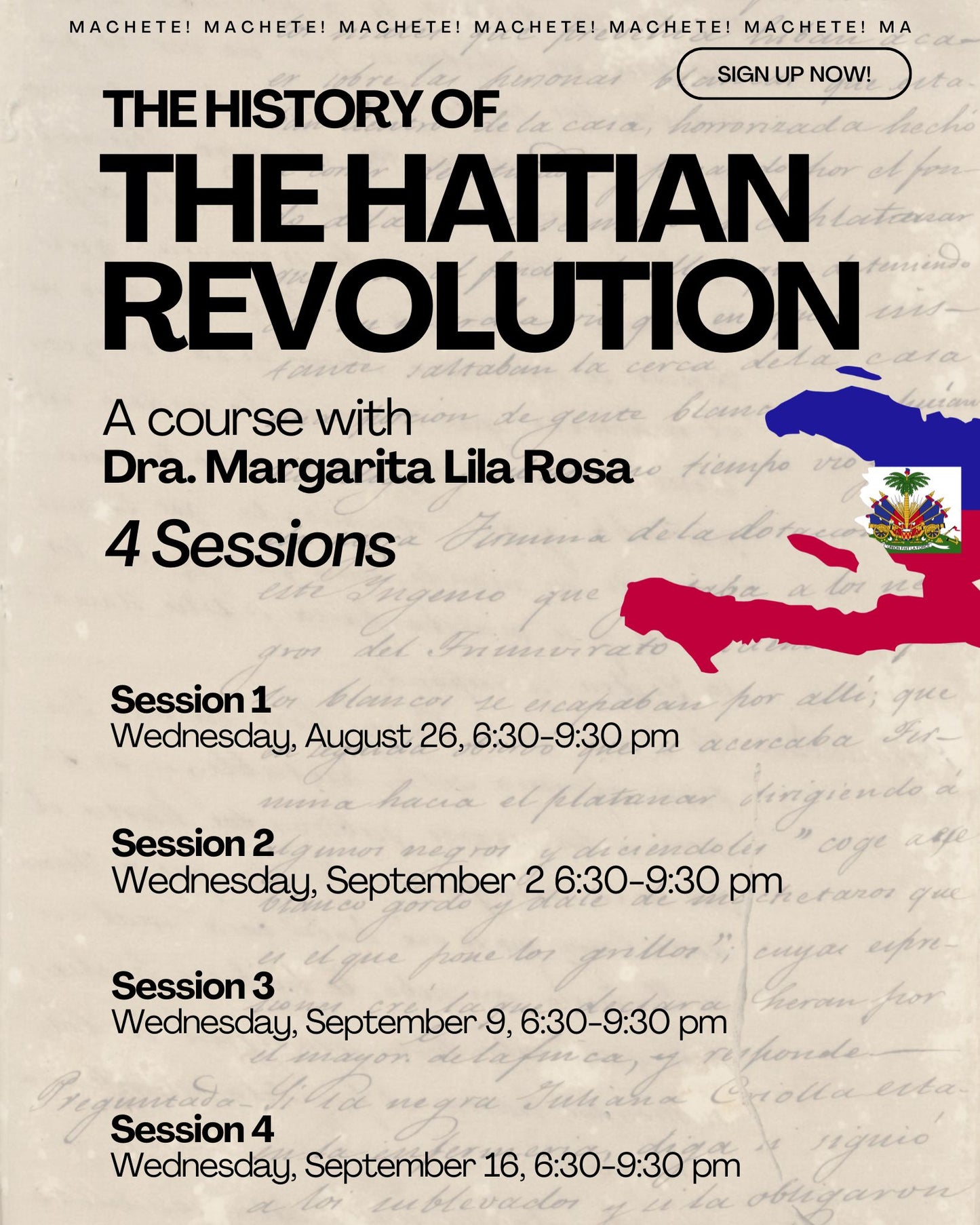 LAST CALL: History of the Haitian Revolution