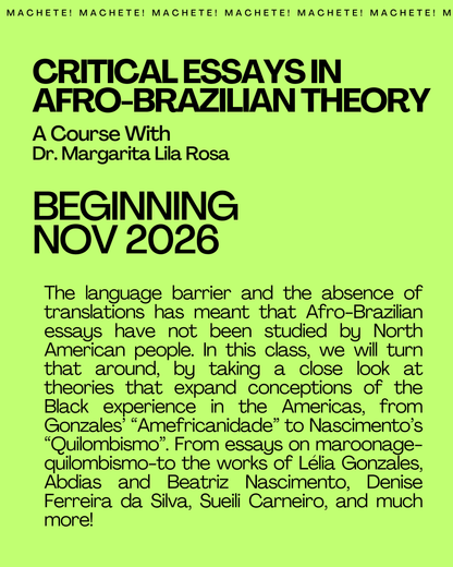 Critical Essays in Afro-Brazilian Theory: Discounts Available!