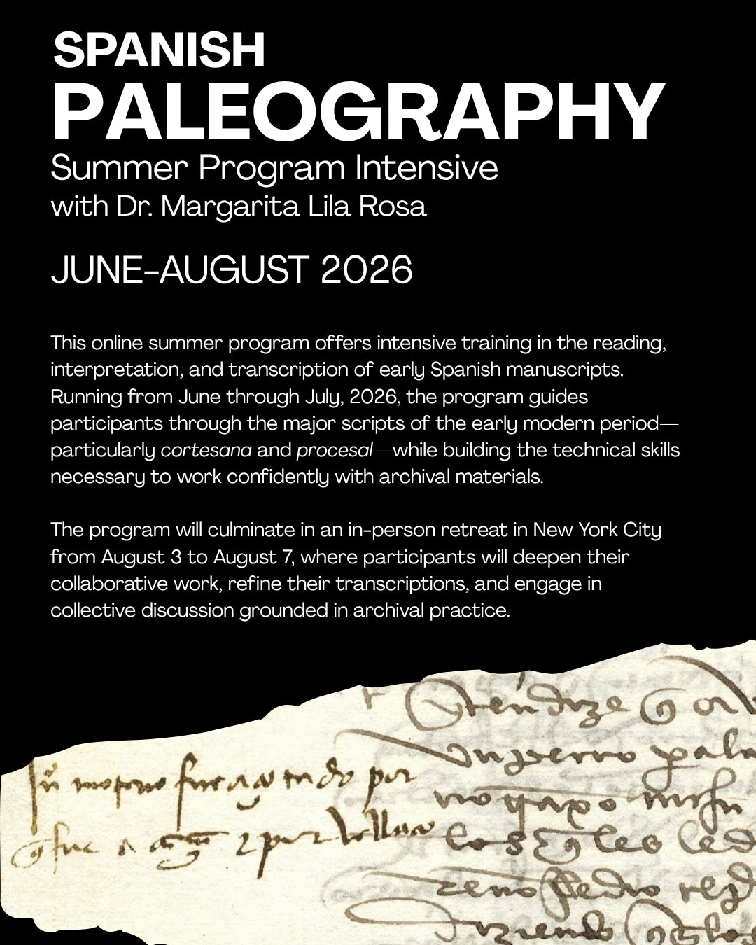 Paleografía de Documentos Coloniales, 1500s-1800s