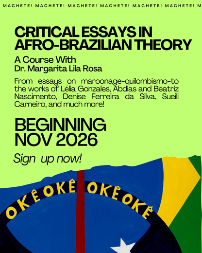 Critical Essays in Afro-Brazilian Theory: Discounts Available!