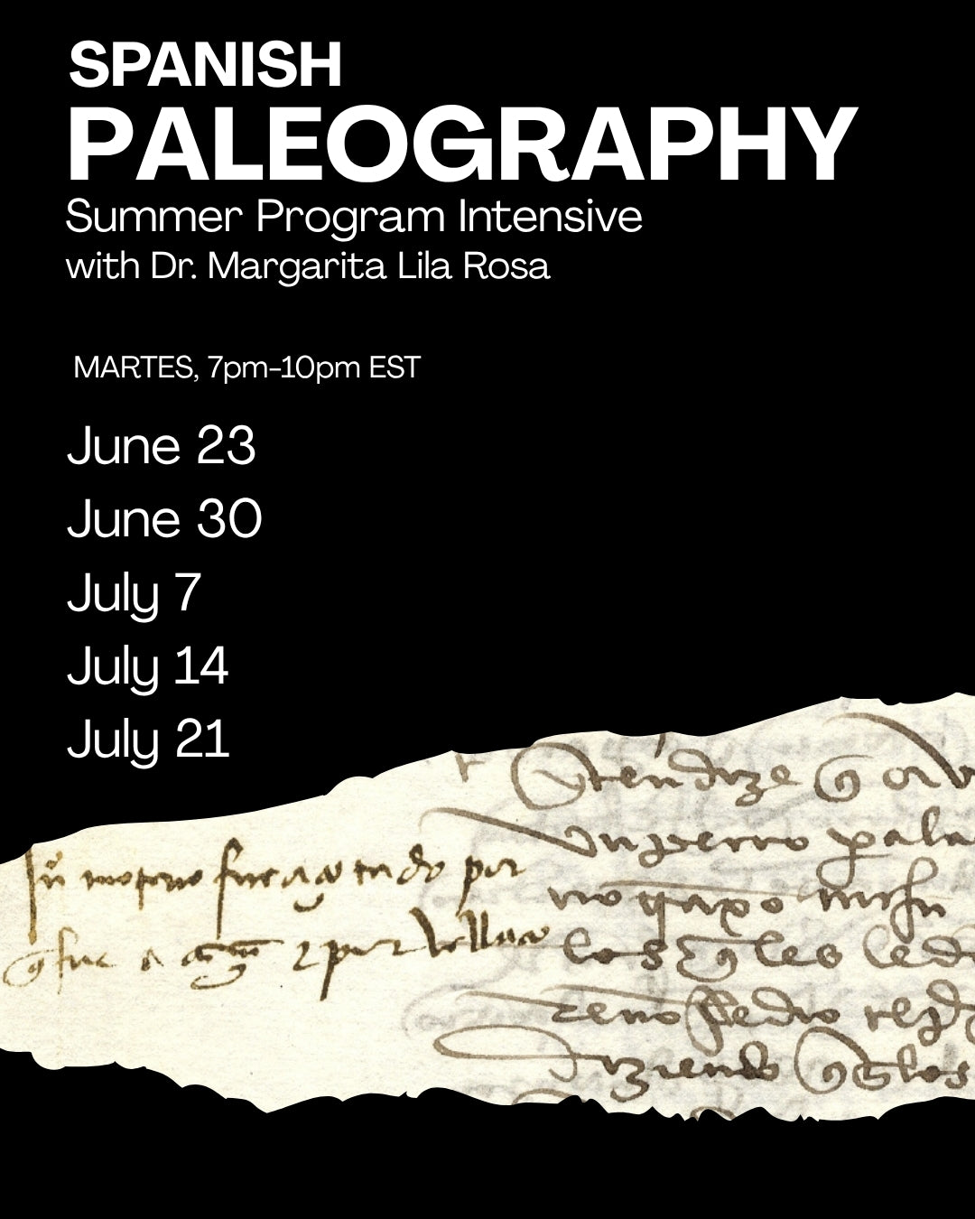 Paleografía de Documentos Coloniales, 1500s-1800s