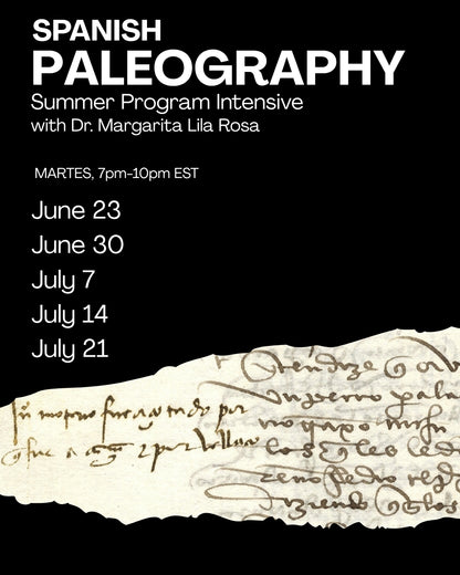 Paleografía de Documentos Coloniales, 1500s-1800s
